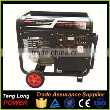 AC single phase electric gasoline generator 10kw with parts and iso/ce certificate