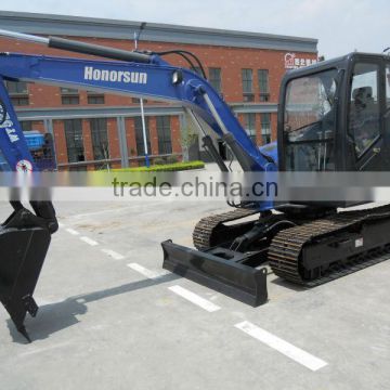 HS85 Hydraulic Crawler Excavators with comfortable cabin