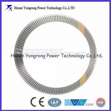 Elevator traction motor laminations stator core plates