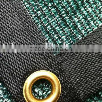 HDPE 110gsm Dark Green Metal Eyelet Solar Shade Net photo-2