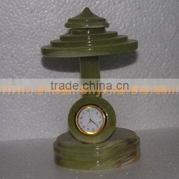 PAKISTAN SUPPLIER WHOLESALE New Selling Attractive Style CLOCKS ONYX MARBLE HANDICRAFTS photo-3