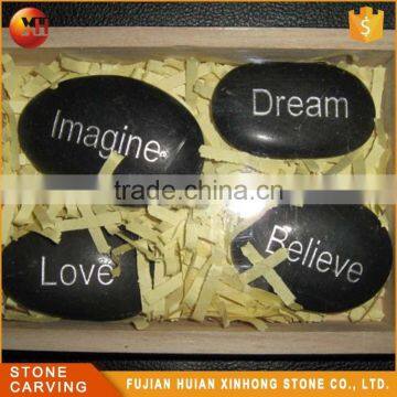 Wholesale Natural Decoration Mix Color Garden Yellow Wash Stone Pebble photo-3