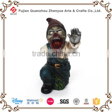 2015 wholesale halloween holiday polyresin zombie decoration