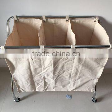 Stackable Laundry Hamper Sorter With 3 Soters photo-2