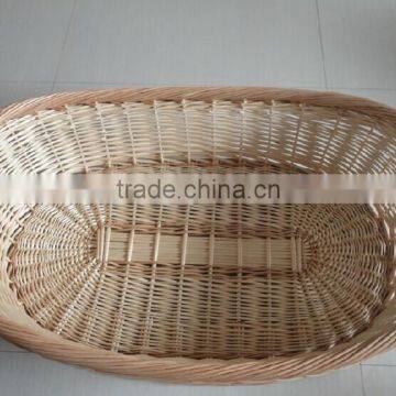 100%handmade and natural baby wicker moses basket wicker basket for baby