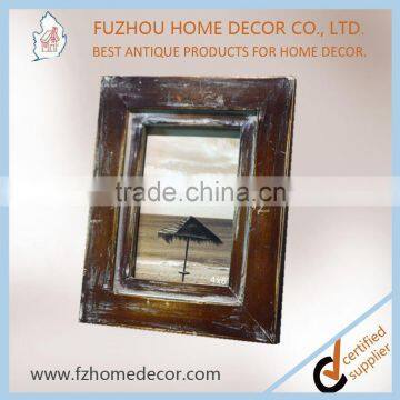2017 Antique Finished Solid Wood Photo Frames Distressed With Colourful Painting photo-5