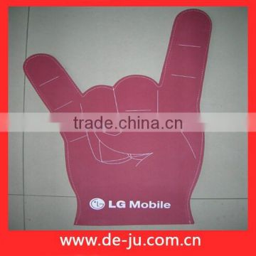 Eva Colorful Hand Promotion Cheer Foam Hand