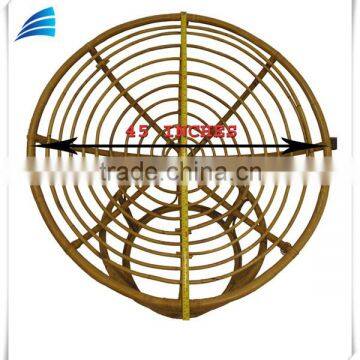 Big Size Patio Rattan Wicker Saucer Chair photo-3