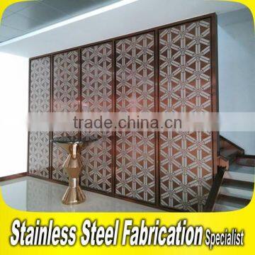Laser Cut Stainless Steel Decorative Room Divider Door photo-6