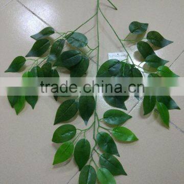 SJ070914Real Touch Ficue Leaf/decorative Banyan Tree Leaf/wall Hanging Ficus Leaves photo-2