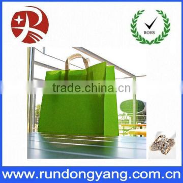 handle green paper bag with paper bag manufacturer