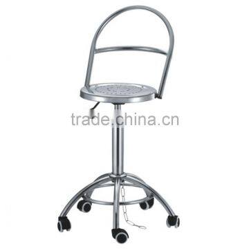 Stainless Steel Lab Stool With Backrest photo-2