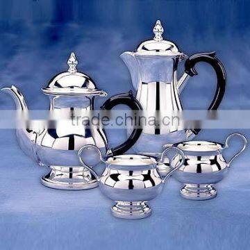 Sterling Silver plated Coffee & Tea set of 4 piece