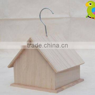 Best Sell Outdoor Decorative Cute Wooden Bird Cage/wooden Bird House photo-4