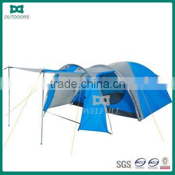 Blue Custom 4 Person Dome Design Camping Camping Tents