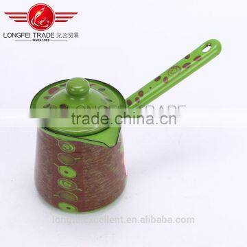 2016 Best Selling Hot Desing Useful Enamelmilk Pot/enamel Boiling Pot/ Enamel Coffee Pot photo-2