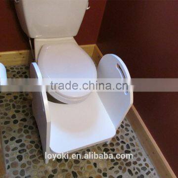 Wood Potty Step Stool Kids Toilet Step Stool With Handrail photo-2