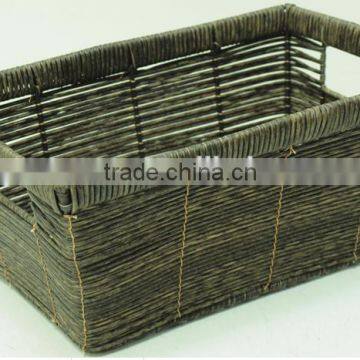 Hot Selling Alumi Garden PE Rattan Storage Basket Boxs