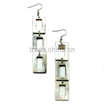 Bulk Horn Earrings, Water Buffalo Jewelry Set, Handmade in Vietnam photo-4