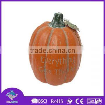 OEM wholesale polyresin pumpkin halloween craft