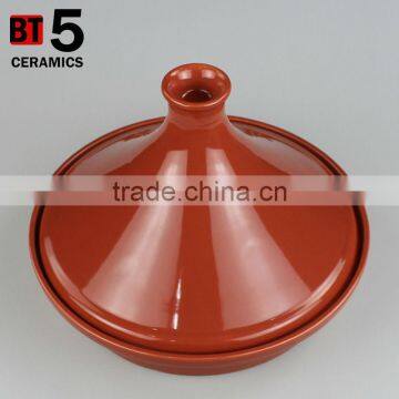 10" Brown Color Personalized Ceramic Moroccan Tagine photo-4
