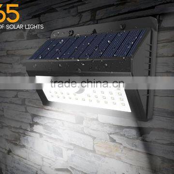45Leds Solar Sensor Powered Wall Mounted Hanging Basket With Solar Light photo-2