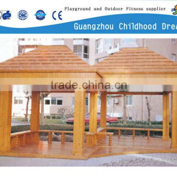 (HD-19103)Outdoor leisure furniture wood garden pavilion ready russian wood house