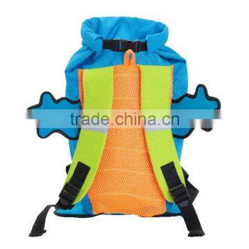 Water Proof Light Weight Kids Cute Swimming Backpack, Animal Fish Frog Shaped Bag, photo-2