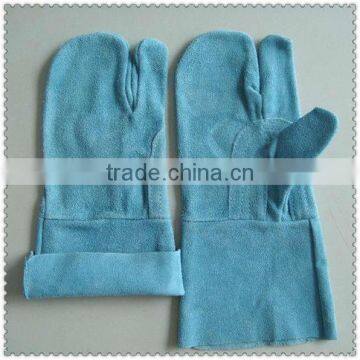 Unlined Cow Split Leather Welding Gloves