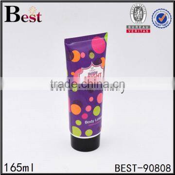 165ml colorful plastic cosmetic tube packaging hand cream cosmetic tube manufacturers