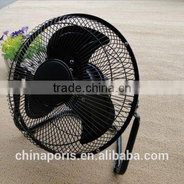 2015 good quality and competitive price mini metal electric fan with 360 degree