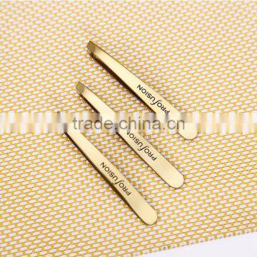 Fashional Style Rose Gold Electroplate 430 Stainless Steel Eyebrow Tweezer in Beauty Salon photo-2