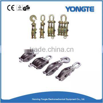 Single,Double,Triple Wheels Electric Pulley Block