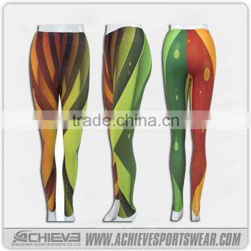 custom made leggings, sublimation blanks patterned leggings for women