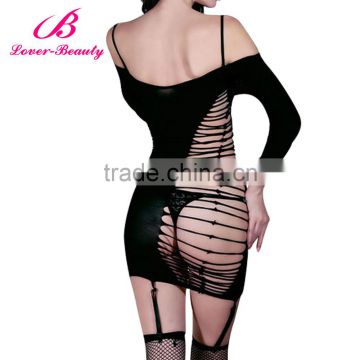 No MOQ Wholesale Cheap Hollow Out Sexy Nylon Bodystocking