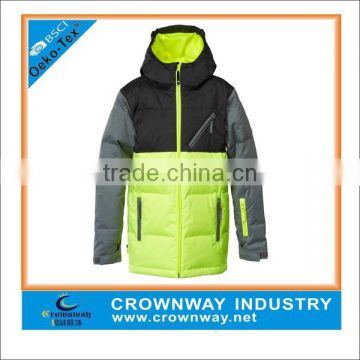 customize your own winter jacket, winter colorful thick down ski jacket