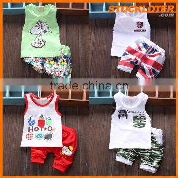 Outlet Colorful Cotton Kids Suits Stock 150810