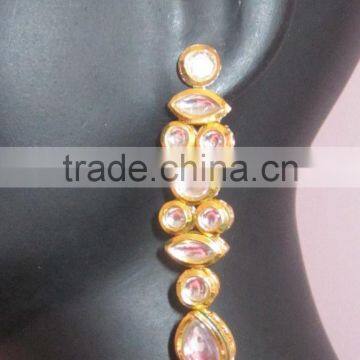 Kundan Pachi Pendant EARRING Set photo-5