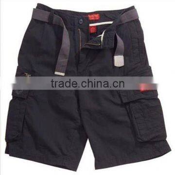 Men's Black Fashion Cotton Short