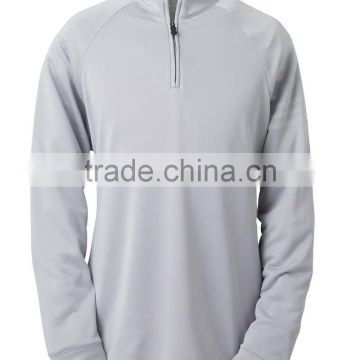 dry fit technical performance 2016 new raglan design Men's Quarter Zip 1/4 zipper Pullover custom wholesale