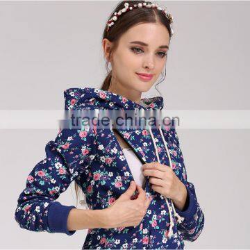 Mamalove Plus Size Thermal Fleece Maternity Hoodies Breastfeeding Sweatshirt Nursing Clothes Europe Size photo-4