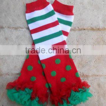 New Baby Leg Warmers With Ruffles and Good Quality Cotton Legging Chevron Ruffle Leg Warmers Infant Socks Leggings photo-2