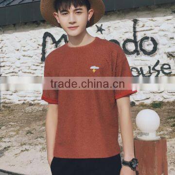 Zm35626a Casual Loose Mens Shirts Wholesale New Pattern t Shirt photo-2