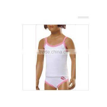 GIRLS Fashion COTTON RIB SPAGGETI STRAP POMPON SET photo-6