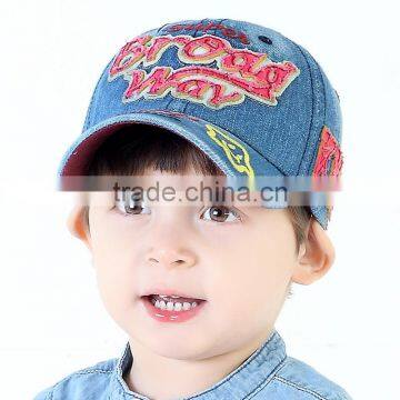 S60312B 2017 hot sale fashion kids denim hats