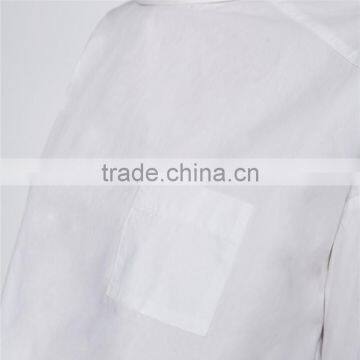 High Neck 3/4 Length Sleeves Fashion Blouse Design Patterns Back Neck photo-4