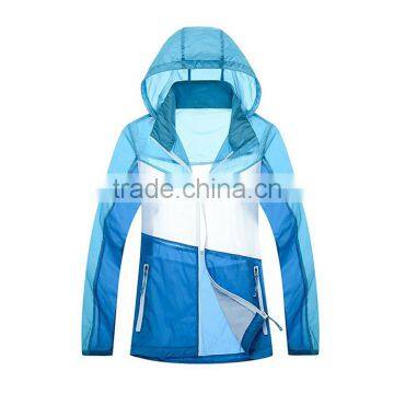 New product UV protection quick dry hiking waterproof jacket wholesale