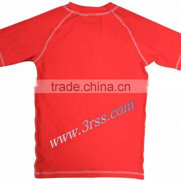 Flat Lock Stitching KIDS Rash Tee Shirts With UPF50+ photo-2
