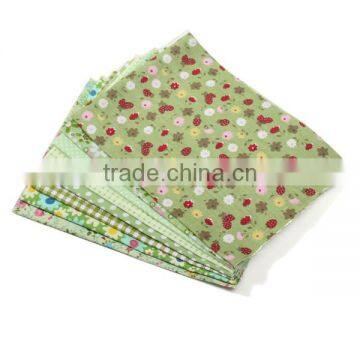 Hot Sale 8 Color 2030cm Green Series Fabric Cotton Fabrics For Sewing Patchwork Print Design Tissue Tetile Cloth Fabrics photo-5