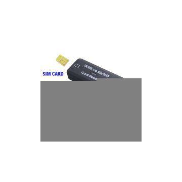 Sell USB2.0 SIM/Micro SD/T-Flash 3-In-1 Card Reader/Writer